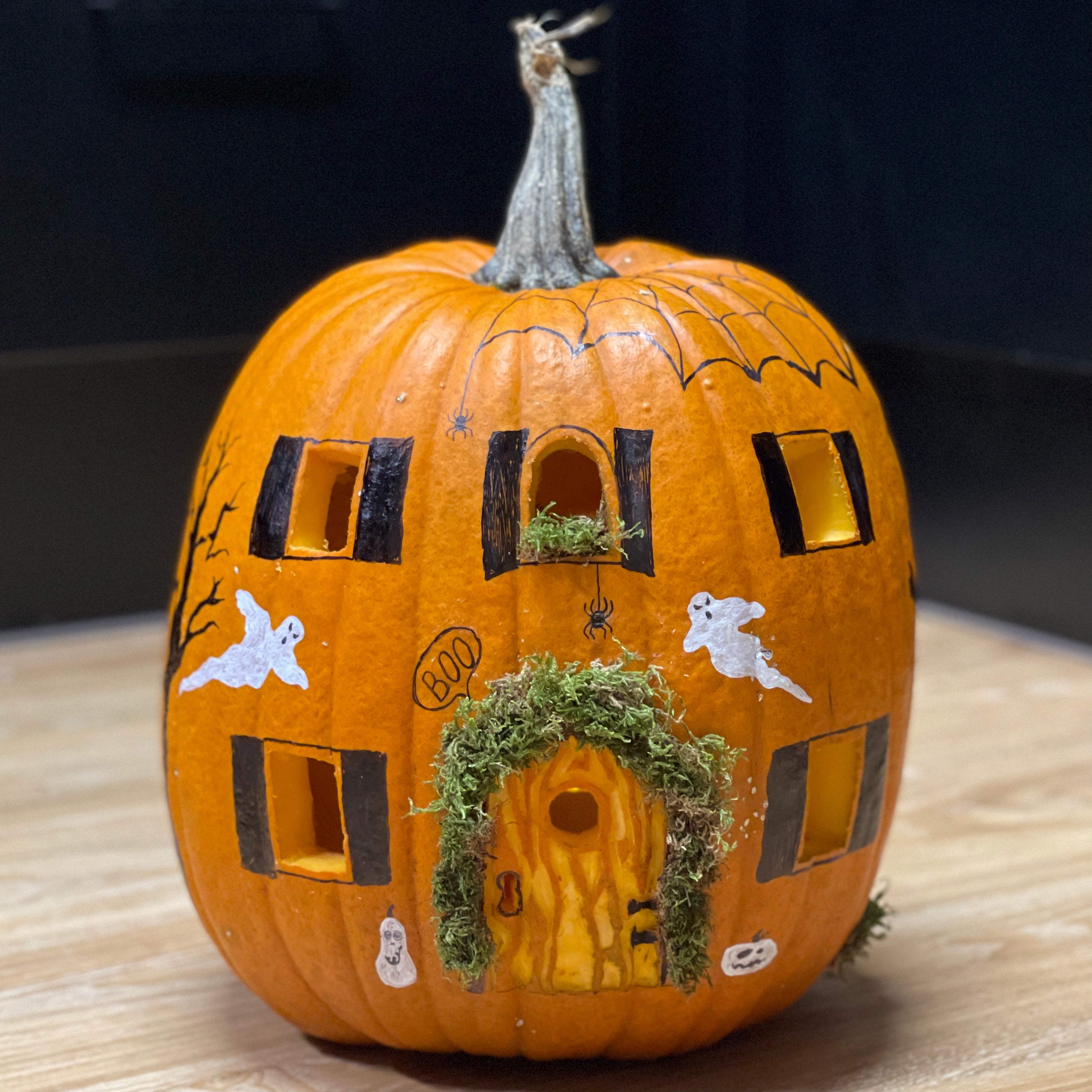 Halloween Deko Set 33-tlg Mit Geisterhaus & Kürbislaterne - Miniatur Deko Für Wichteltür & Feengarten