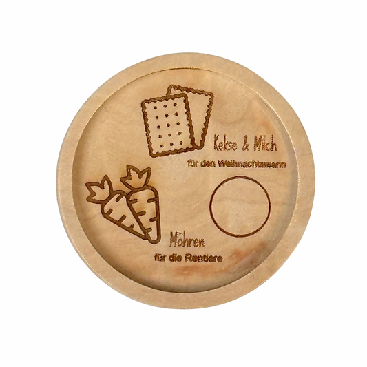 Weihnachtsmann-Teller