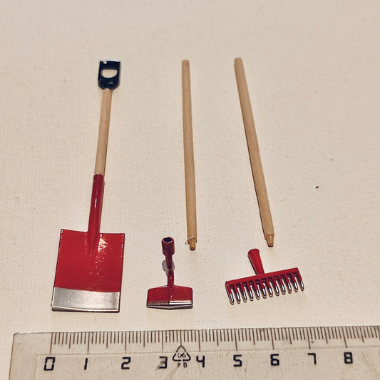 Gartenwerkzeug rot B-Ware