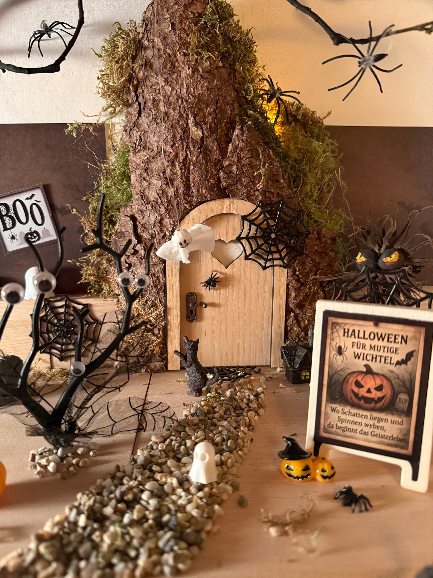 Halloween Deko Hintergrund + Plakate