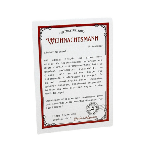 Ernennungsurkunde Weihnachtswichtel