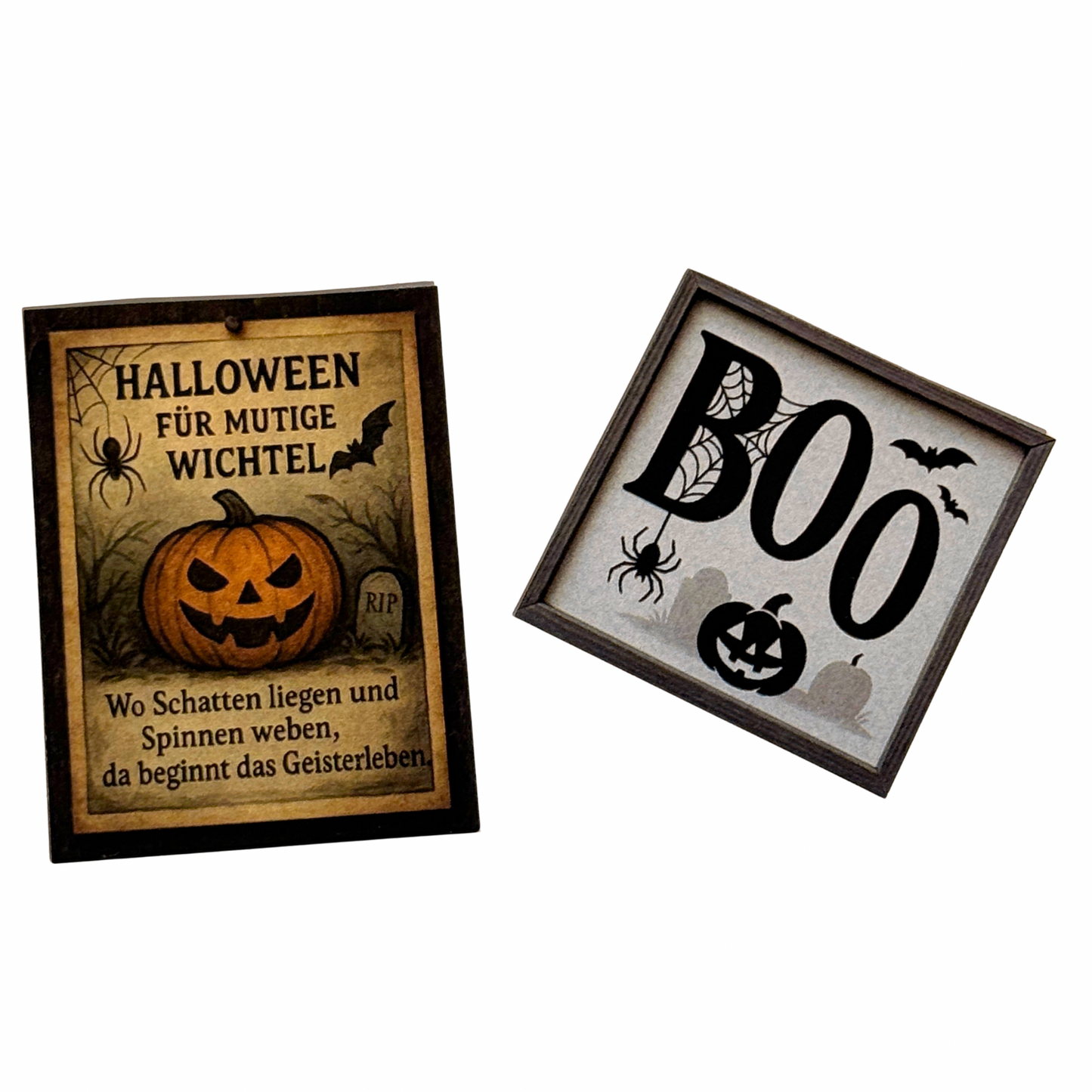Halloween Plakate 2er Set