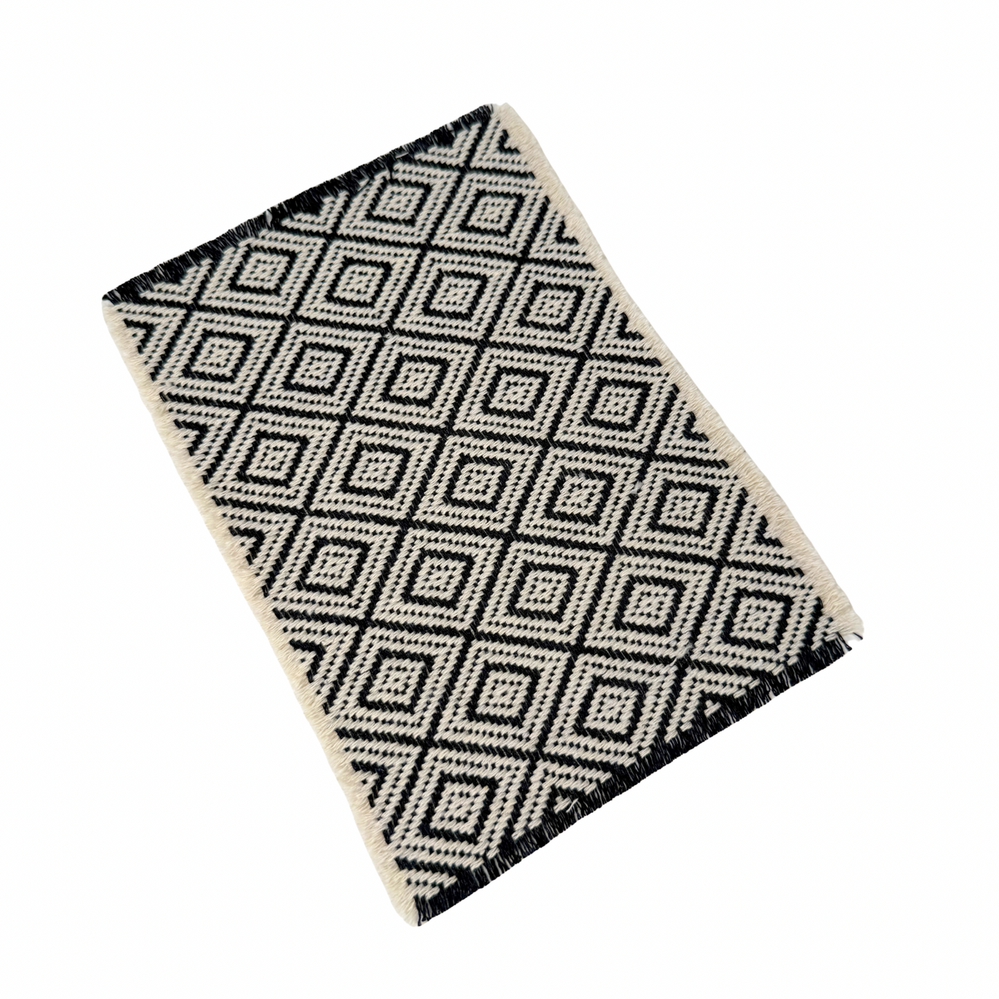 Teppich schwarz/weiß | ca. 20cm