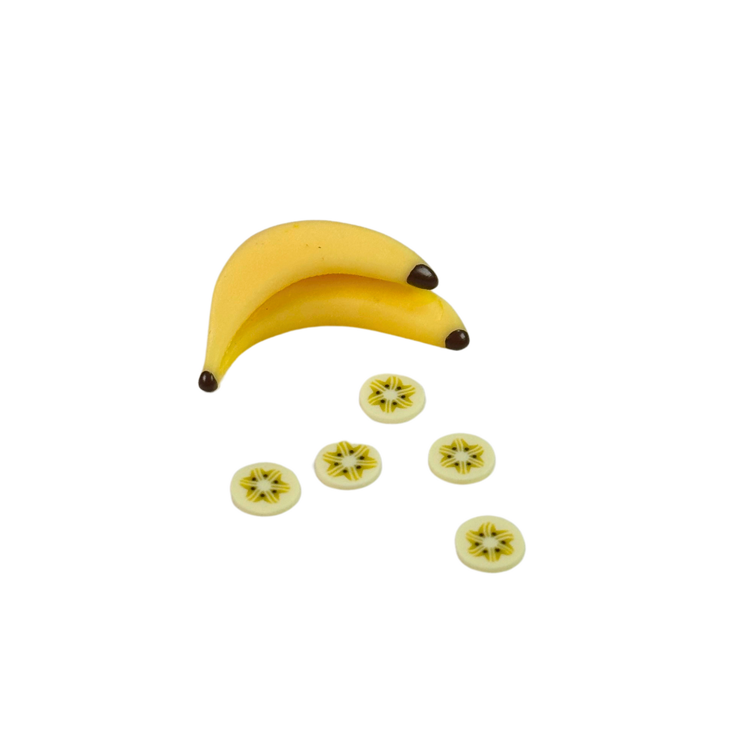 Bananen mit 5 Bananenscheiben