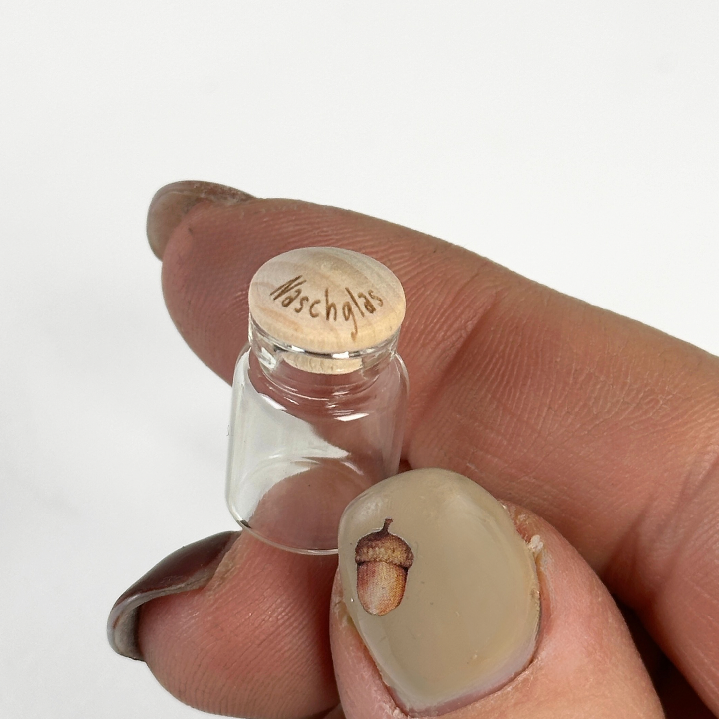 Vorratsglas mit Holzdeckel 2er Set