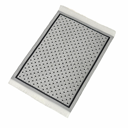 Teppich grau/weiß | ca. 16cm