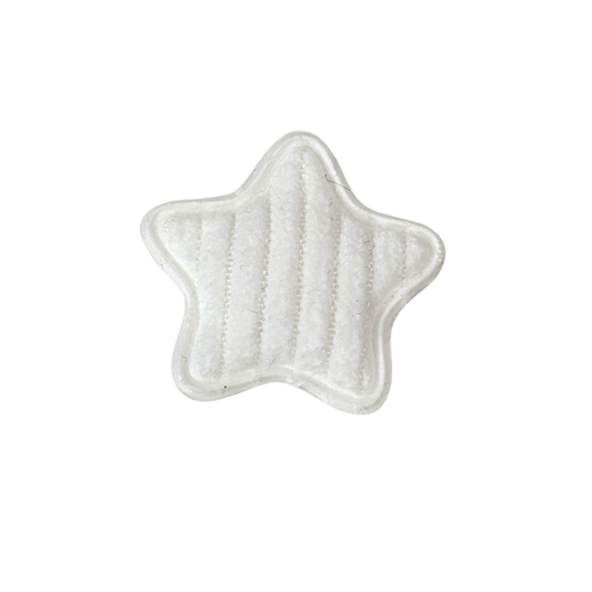 Kissen Stern weiß