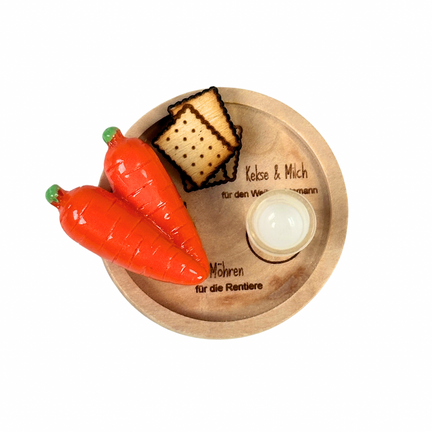 Weihnachtsmann-Teller