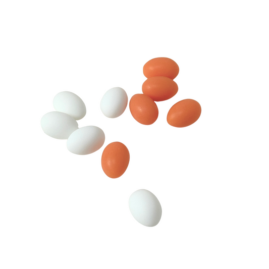 Eier, 5er Set | weiß oder braun