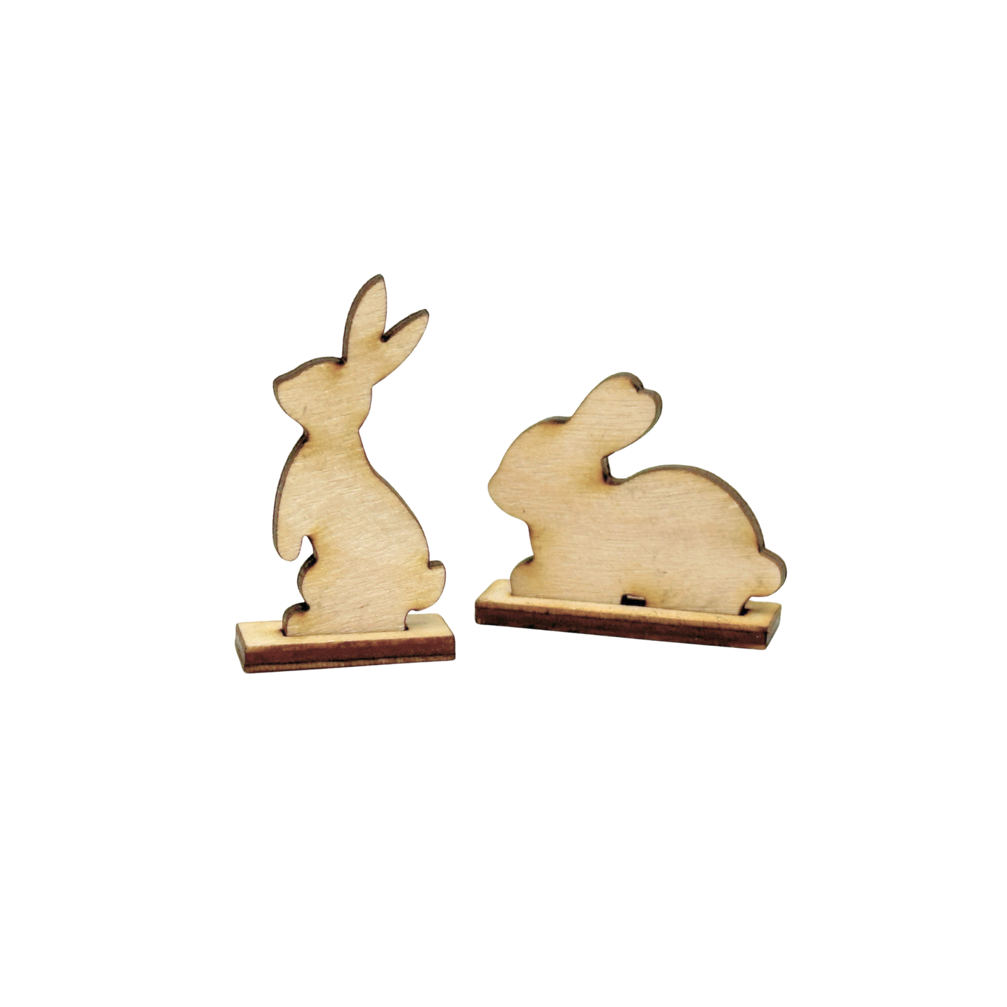 Hasen Dekoration Holz | 2-teilig