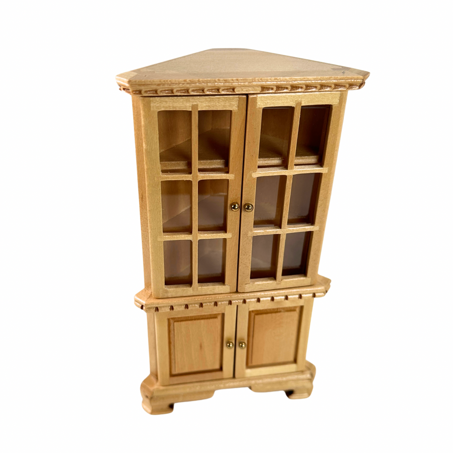 Geschirrschrank | Eckschrank weiß oder natur