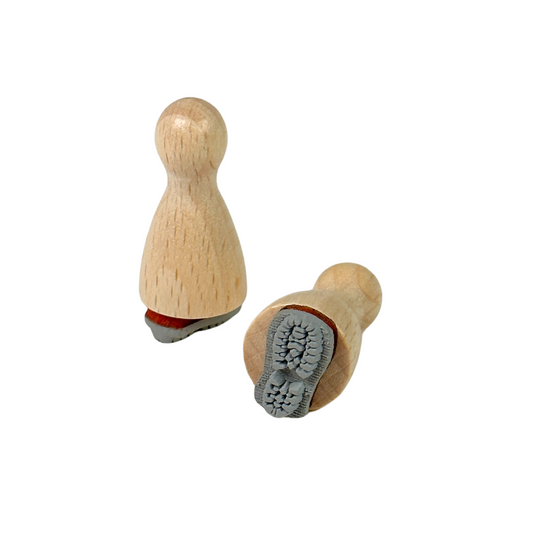 Stempel mini Schuhabdruck 2er Set