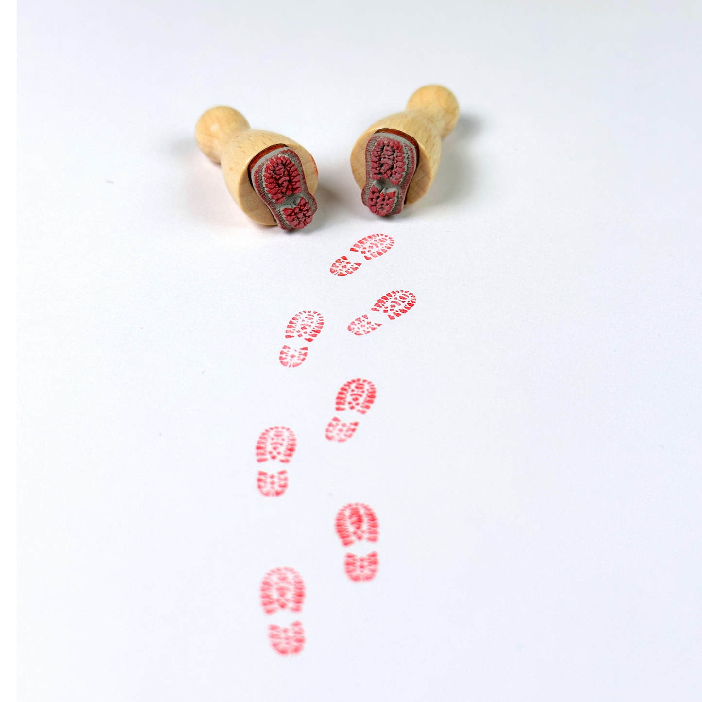 Stempel mini Schuhabdruck 2er Set