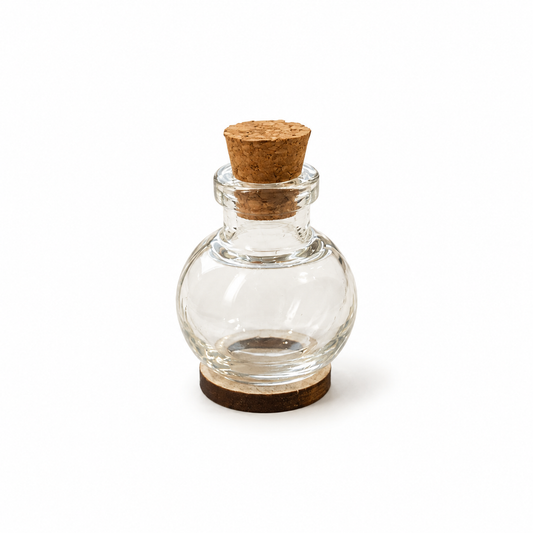 Rundkolbenflasche mit Standring