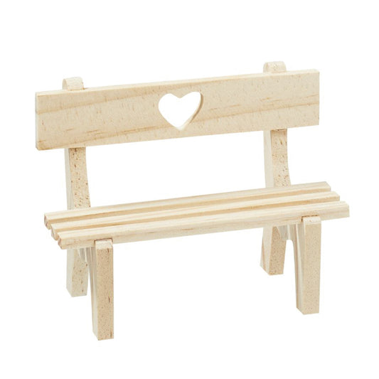 Sitzbank mit Herzausschnitt