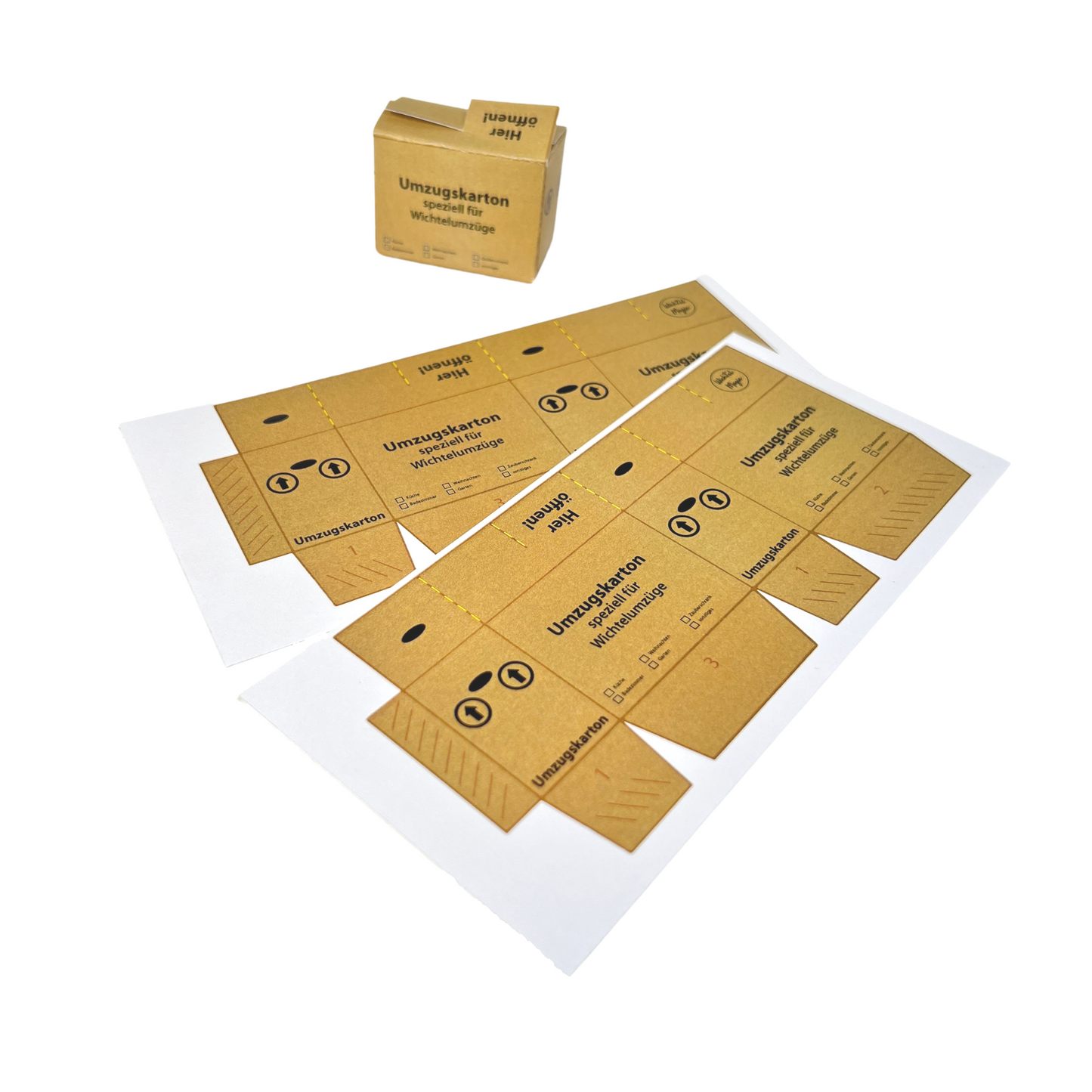 Umzugskarton DIY 2er Set