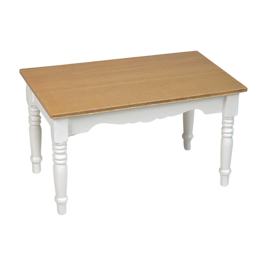Tisch weiß/holz - Auslaufartikel