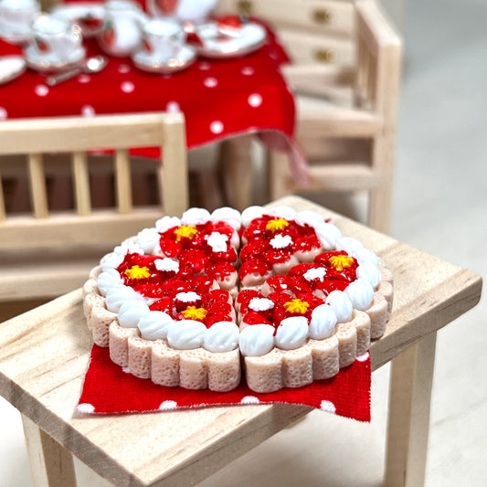 Erdbeerkuchen 6er Set