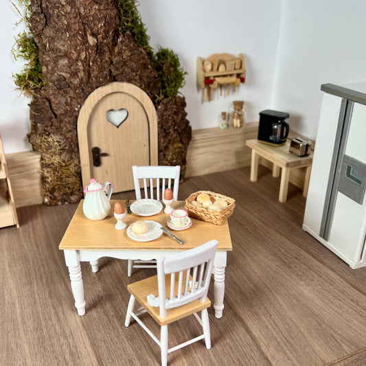 Tisch weiß/holz - Auslaufartikel