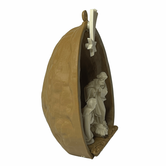 Krippe in Nussschale