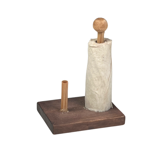 Küchenpapier Rolle auf Halterung