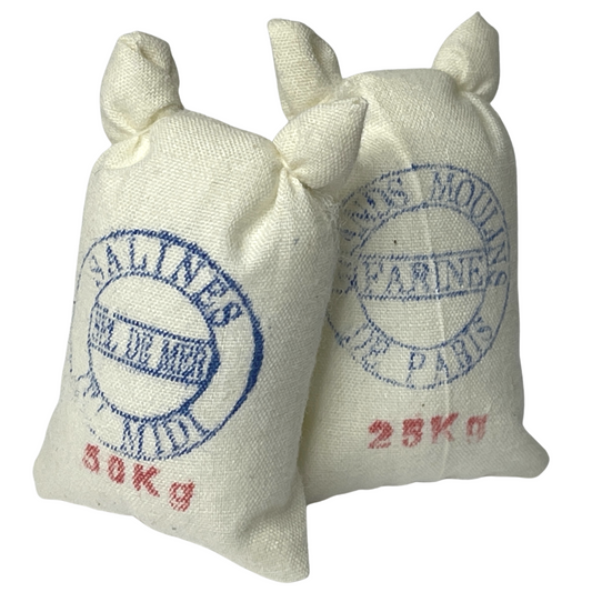 Mehlsack / Salzsack, 2er Set