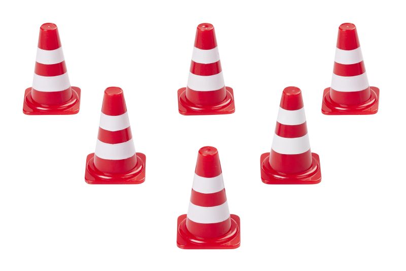 Pylonen rot 6er Set