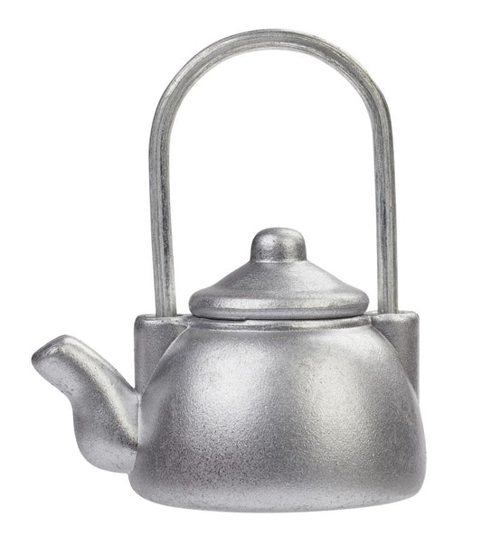 Teekessel silber mit abnehmbarem Deckel