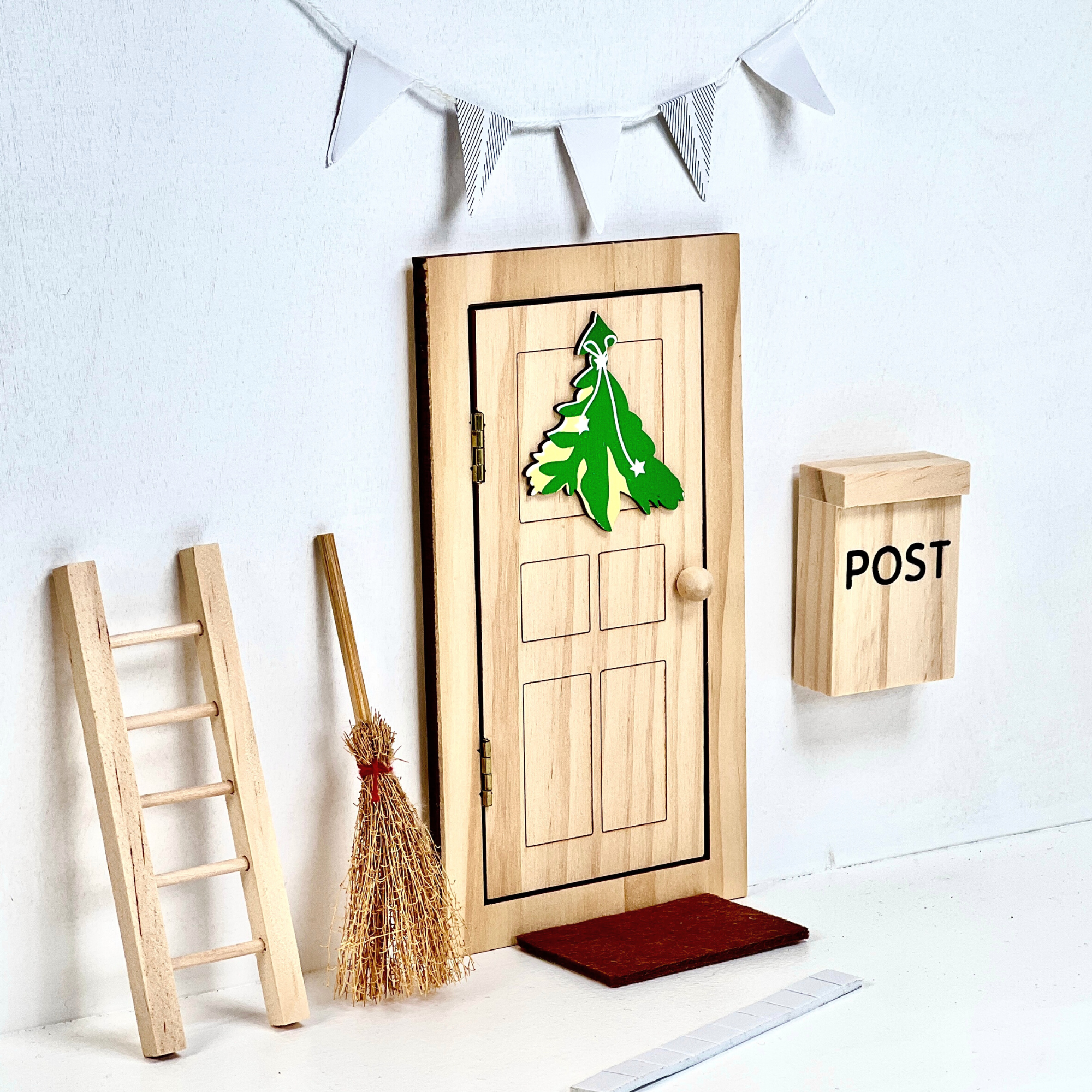 Wichtel Tür Set 10tlg Wichteltür Wichtelset Zwergentür Briefkasten  Weihnachten