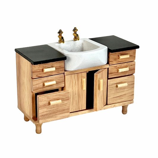 Waschbecken mit Schrank