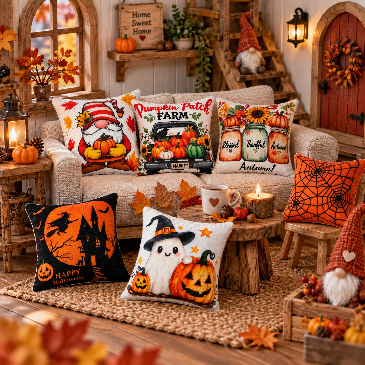 Kissen Herbst / Halloween