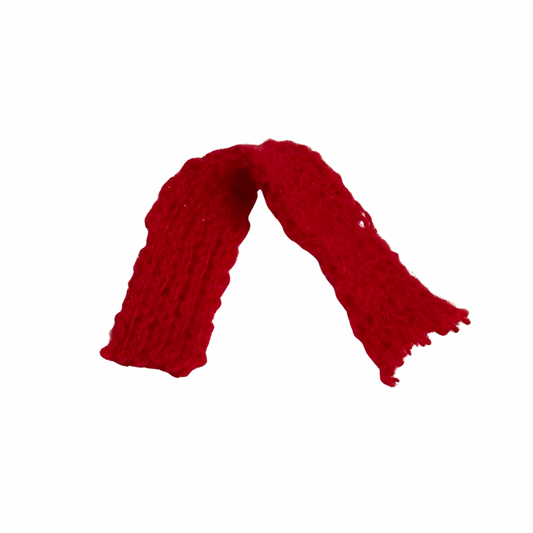 Roter Schal