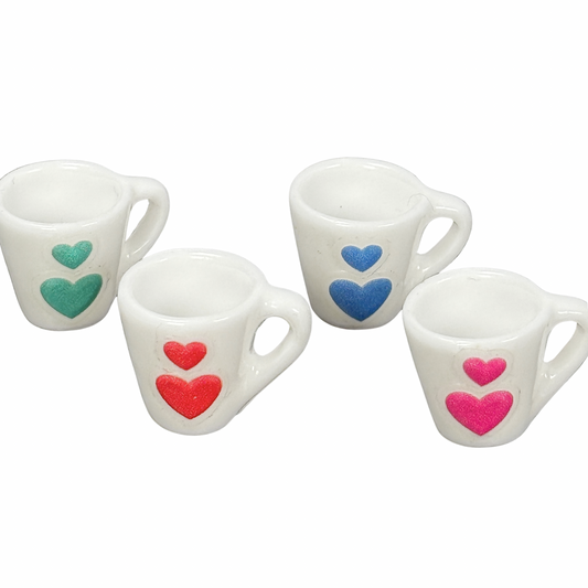 Tasse bunte Herzen