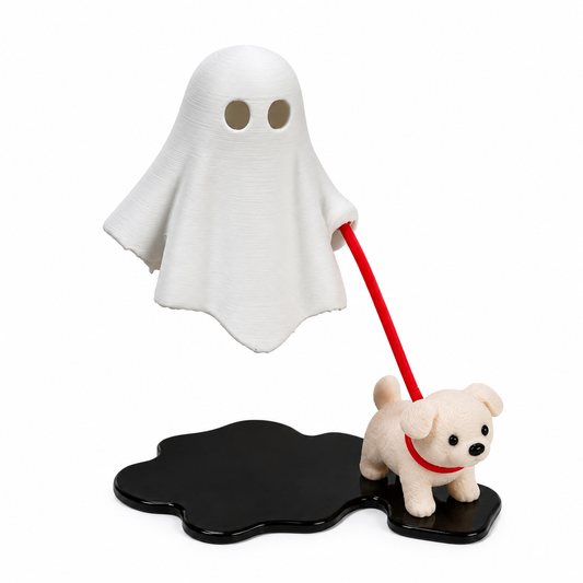 Schwebender Geist mit Hund