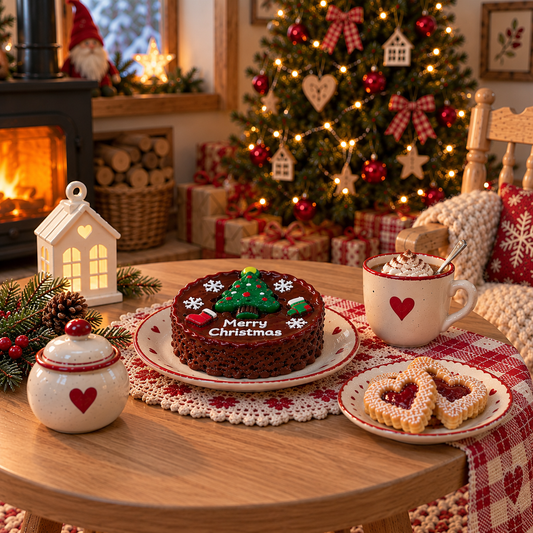 Weihnachtstorte Schoko