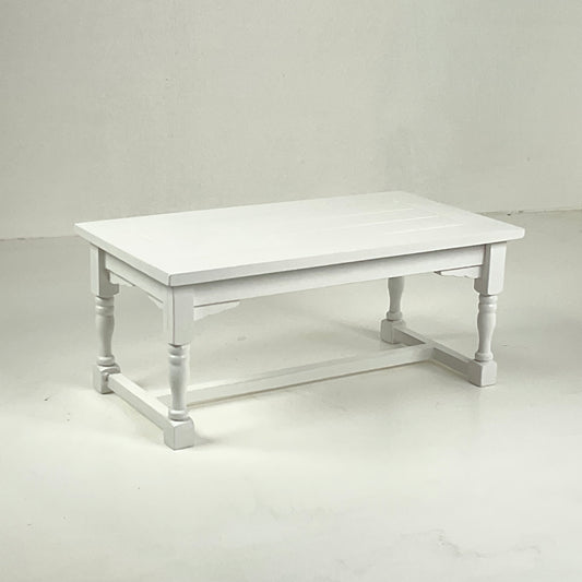 EINZELSTÜCK: Tisch weiß lang, 15cm