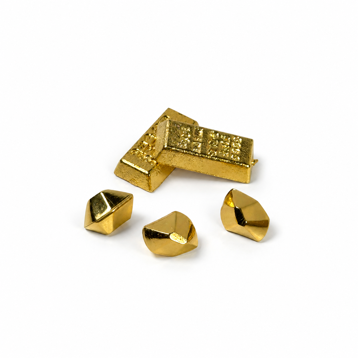 Goldbarren & Goldnuggets | mit und ohne Goldsäckchen