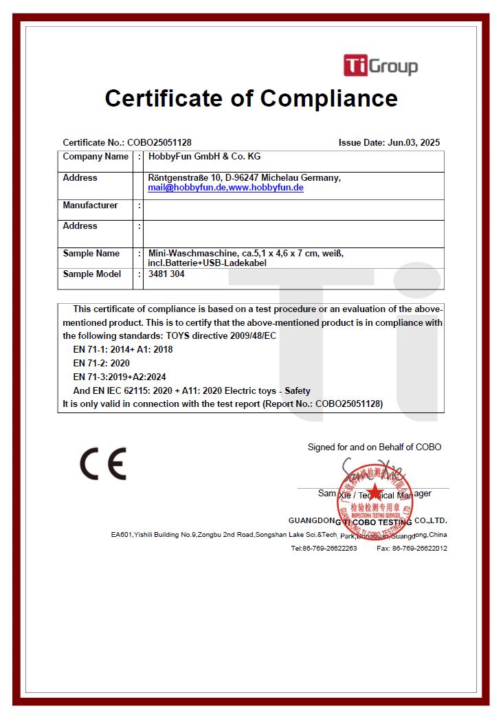 Waschmaschine (inkl. Batterie & USB-Ladekabel)  / LEIDER ERST AB JAN WIEDER LIEFERBAR