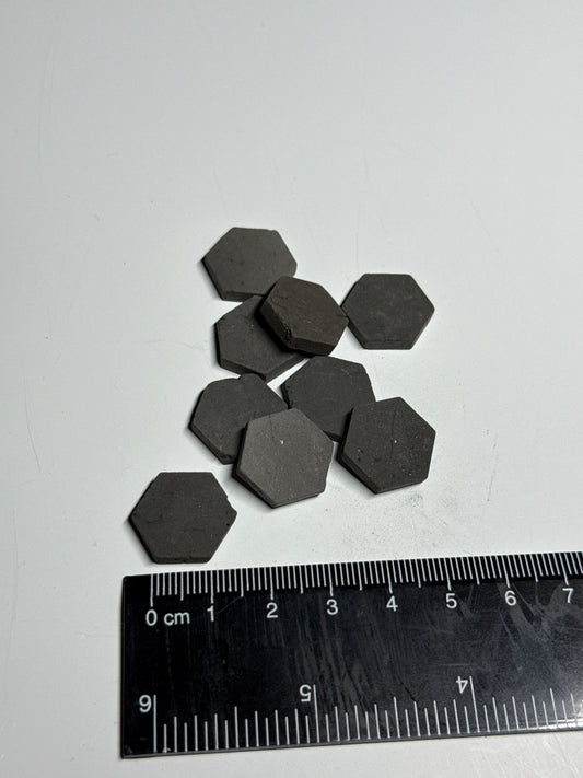 6-eckige Steine, 9er Set