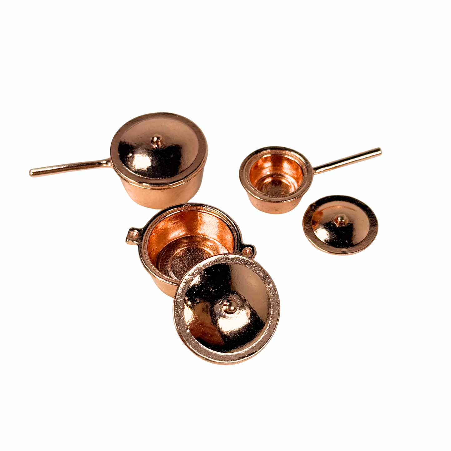 Topfset rosé-gold Metall