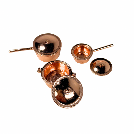 Topfset rosé-gold Metall