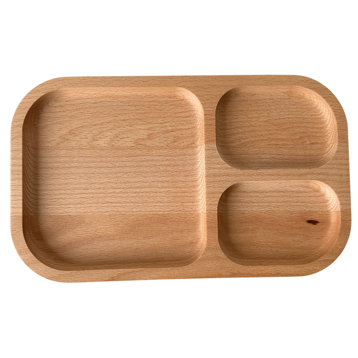 Snackschale mit kleinen Schönheitsfehlern was die Holzmaserung betrifft | 30x18cm