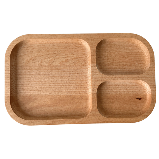 Snackschale mit kleinen Schönheitsfehlern was die Holzmaserung betrifft | 30x18cm
