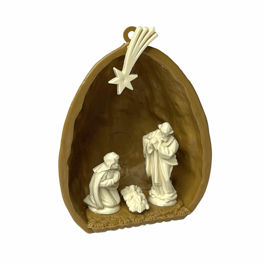 Krippe in Nussschale
