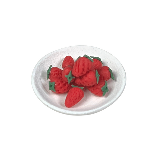 Erdbeeren auf Teller